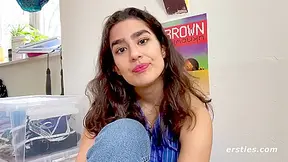 Luna Playing With Her Tight Hairy Pussy