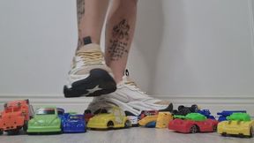 Barefoot Car Crush Domination – Intense Feet Destruction Session