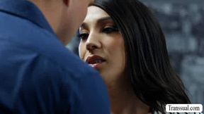 My horny boss wants me to fuck her wet asshole