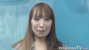 ”Naughty Japanese sweeties spread their cunts wide open”