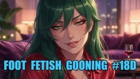 Foot Fetish Gooning #18D: Sole Surrender Brain-Melting Worship (Animated, Music, Text)