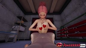 Kushine Frenulum Titfuck 3D Hentai Rule34 - Free Hands Blowjob and Facial Cumshot