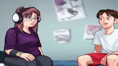 Get up close and personal with this perverted cartoon sex video featuring a naughty babe taking it sideways