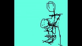 Testando minha anima&ccedil_&atilde_o em pixel art com boneco fazendo sexo oral, s&oacute_ na boquete