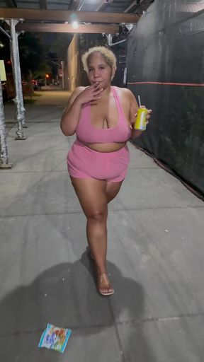 Leg Tease - Big Ass Worship - Latina BBW Puerto Rican Big Booty - High Heels - Mini Skirt Short Shorts - Legs Crossed-nalgas