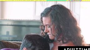 Step-mama Penny Barber teaches stepson Ricky Spanish a lesson