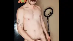 Kinky Chaser Gives a Slow Handjob to Hairy Gay Man