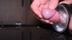 ASMR FLESLIGHT FUCK AND CUMSHOT IN DOSE WITH 6 ML TASTY SPERM