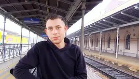 sexy guy bounces wild on czech hunter's hard cock