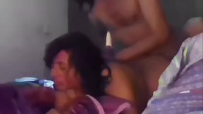 Angie infiel, se escapa a ser puta con otro macho. Se come la pija y ofece el orto a los gritos. Parte 2