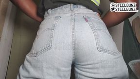 Construction Worker FARTING in jeans