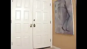 Two hot lesbian neighbors with wet tongues share juicy desire