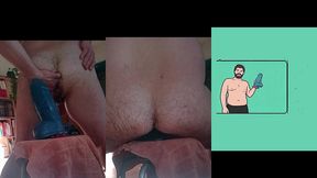 16 min a m ouvrir le cul avec des gros godes + rosebud