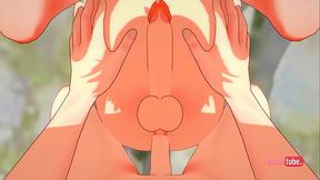 Genshin Impact Yaoi - Zonghlee x Xiao Bareback and creampie - anime Manga Asian Japanese gay porn