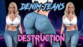 DENIM JEANS DESTRUCTION