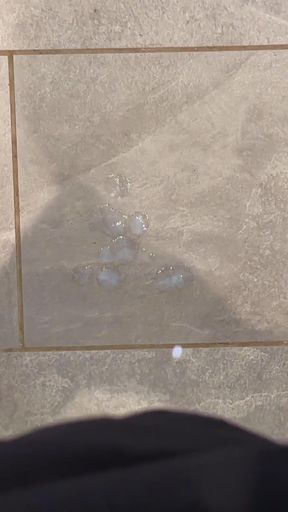 My Mate Watched My Jerk off and Cum in a Busy Supermarket