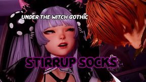 Under The Witch Gothic - Stirrup Socks