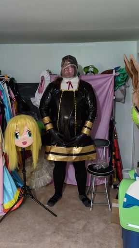 Kigurumi PVC Cosplay Breathplay Crotch Tube and Vibraitor