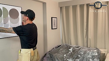 Wow! hot REDHEAD boss lady smooth talks House Painter into sex!