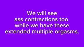 Extended Multiple Orgasms for Men