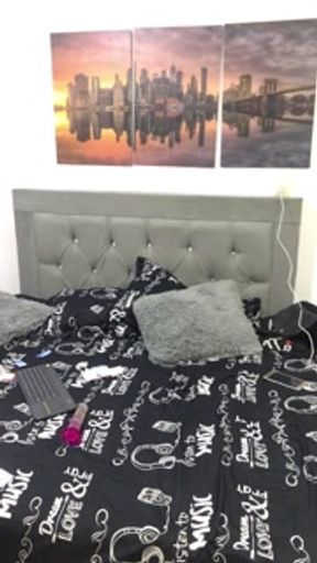 sexy chubby touches herself while dancing for her best friend