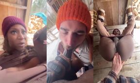 Trans girl Vanniall gets her wood hauler’s big dick pulverized outdoors