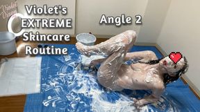 Violet's Extreme Skincare Routine! Angle 2
