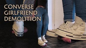 Girlfriend Converse Demolition (Edited Version) - TamyStarly - Cock Balls Crush Trample, Shoejob, Bootjob, CBT, Ballbusting, Trampling, Stomping