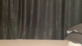 Moaning louder than the toy by minute four