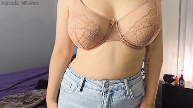 Halloween Ghostface Mask Freak Teases Chubby Amateur MILF With Big Natural Tits And Hairy Pussy