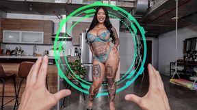 Good-looking Johnny Love and Connie Perignon at big ass clip