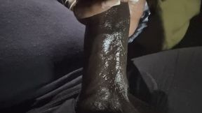 Petite Hand Domination Ebony Giving Femdom Handjob Post Orgasm Mobile View