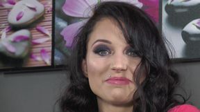 Big ass brunette gets her ass splashed hard