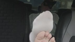 Do you want to end up under my dirty smelly and sweaty socks feet and sneakers right in my car