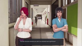 French MILF gets naughty with student