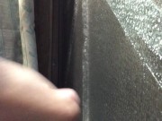 masturbation to outside from the window