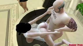 el matrimonio de milk episodio 2 la boda de goku su esposa hipnotizada y follada al frente su marido le dan duro por el culo como una perra y puta netorare dragon ball porn hentai