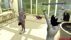 el matrimonio de milk episodio 2 la boda de goku su esposa hipnotizada y follada al frente su marido le dan duro por el culo como una perra y puta netorare dragon ball porn hentai