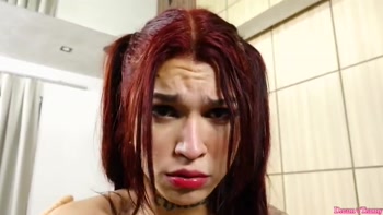 Sex Machine Tirelessly Fucks Greedy Trans Slut Arya Santana