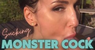 Lilu Moon Sensually Sucks MONSTER COCK till Oral Creampie POV