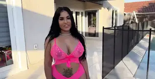 Sweet hell waiting as I fuck huge butt in pink lingerie