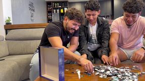 de armar un rompecabezas, pasamos a follar el culo de este compa