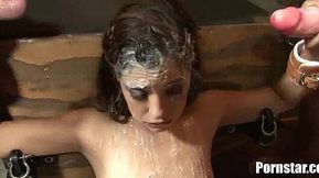 Latina Gigi Rivera Receives a Shower of Cumshots