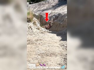 Sexy stud caught jerking and i flash him
