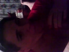 Amateur Polish Housegirl Gives Enthusiastic Blowjob to Her M