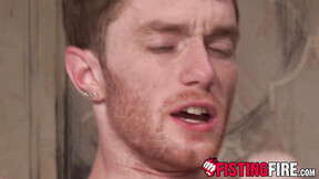 Fat Rocco Steele dominates a tight butt after he takes sucking for the redhead