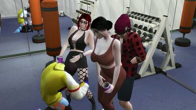 MILF and redhead take over the Sims 4 in wicked whims