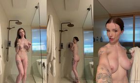 dainty wilder gets naked for a hot shower porn video