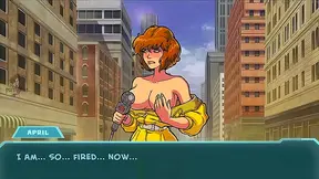 April ONeil Teases Horny Genie with Busty Curves in Steamy Hentai Fantasy