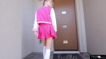 Neior's Howitzer Cannon Fills Erica's Petite Blonde Hole in a Steamy Creampie